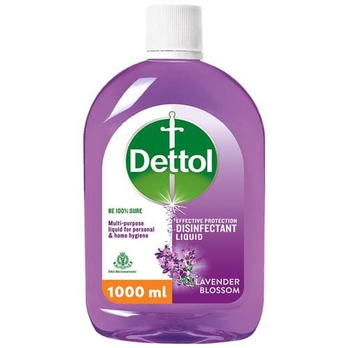 Dettol Liquid Disinfectant Floor Cleaner And Surface Cleaner, Lavender Blossom, 1 L