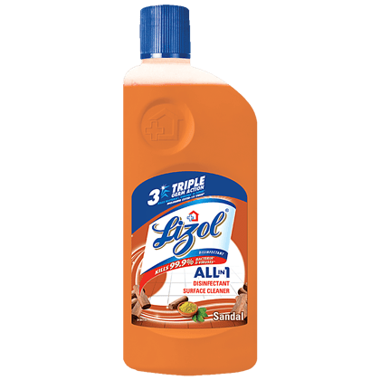 Lizol Disinfectant Surface & Floor Cleaner Liquid, Sandal, 500 Ml