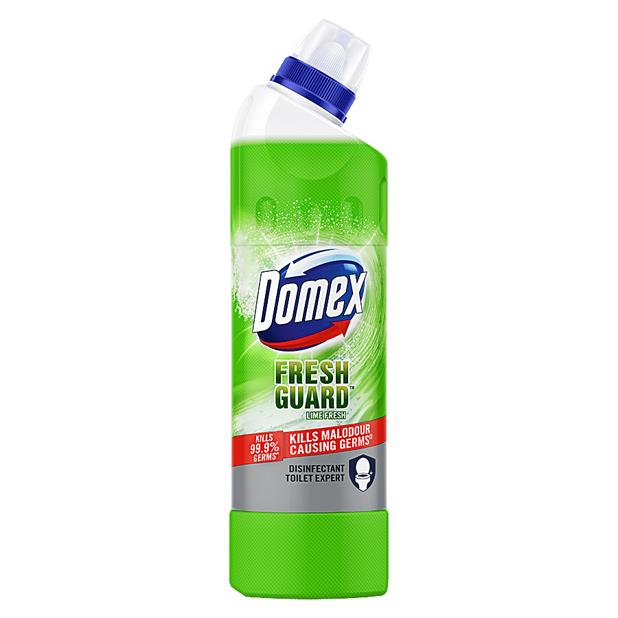 Domex Toilet Cleaner, Fresh Guard, Lime Fresh, 500 Ml