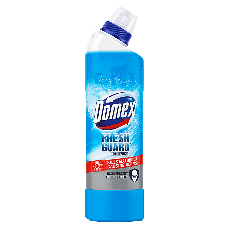 Domex Toilet Cleaner, Fresh Guard, Ocean Fresh, 500 Ml
