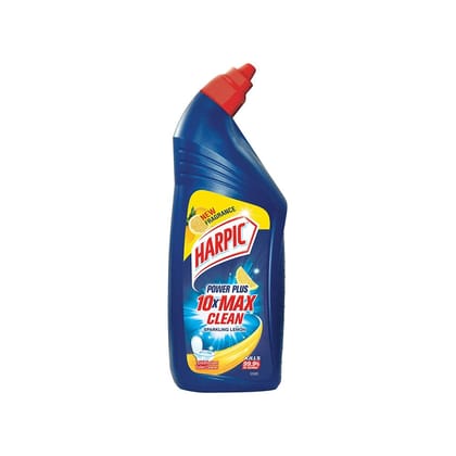 Harpic Disinfectant Toilet Cleaner Liquid, Lemon, Suitable For Toilet Bowls, Refreshingly Fragrant, 1 Litre