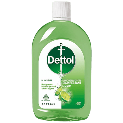 Dettol Liquid Disinfectant For Floor Cleaner, Surface Disinfection, Personal Hygiene (Lime Fresh), 200Ml