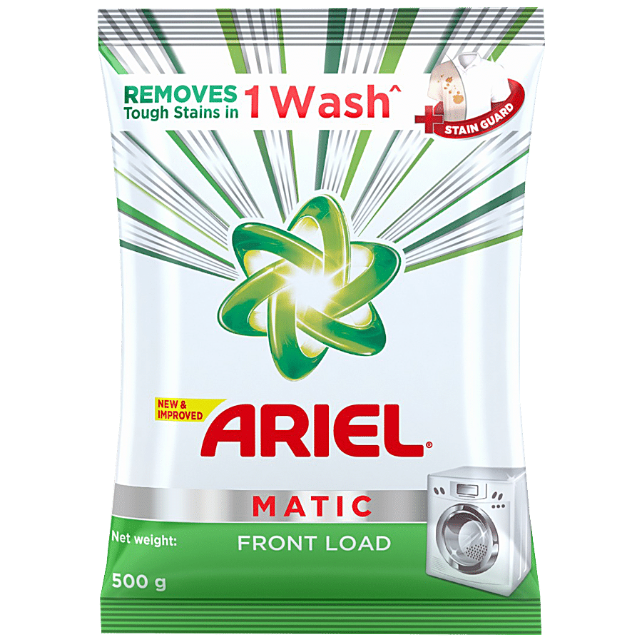 Ariel Washing Detergent Powder, Matic Front Load, 500 G