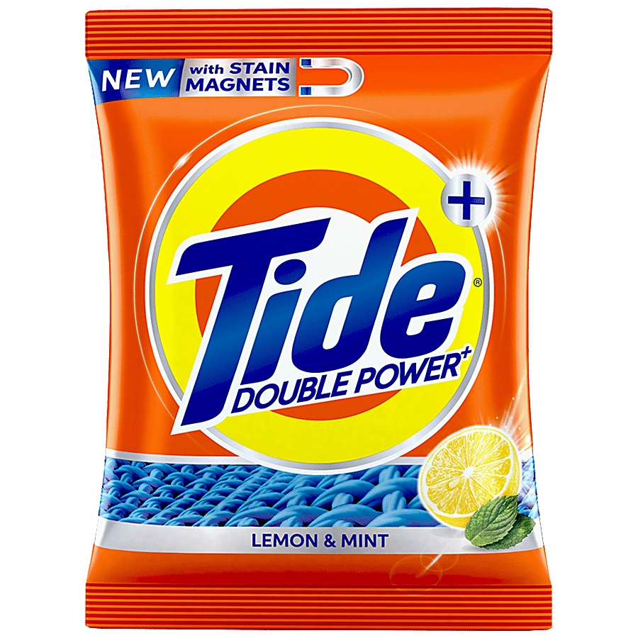 Tide Plus Detergent Washing Powder, Extra Power Lemon & Mint, 1 Kg
