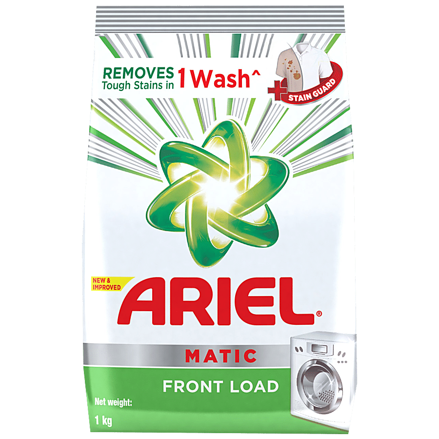 Ariel Matic Detergent Washing Powder, Front Load, 1 Kg