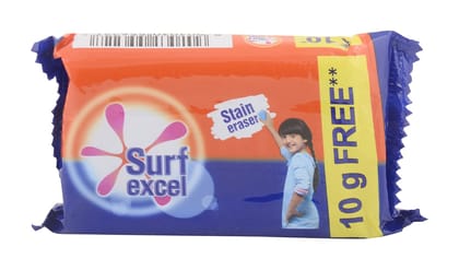 Surf Excel Detergent Bar - Stain Eraser - 90G + 10G Pouch