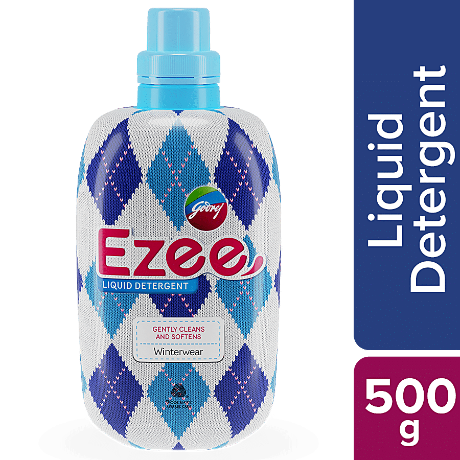 Godrej Ezee Liquid Detergent For Winter Wear, Woolmark Certified, 500 G Bottle