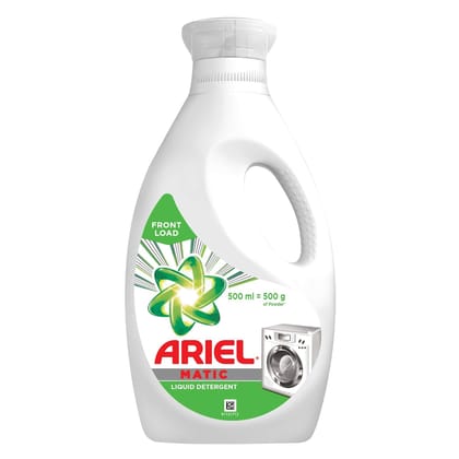 Ariel Matic Liquid Detergent, Front Load, 500 Ml