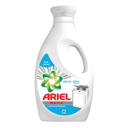 Ariel Matic Liquid Detergent, Top Load, 500 Ml