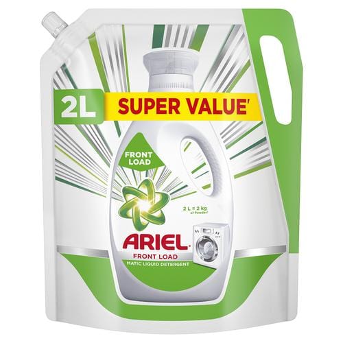 Ariel Matic Liquid Detergent, Front Load, 2 L Super Saver Pack