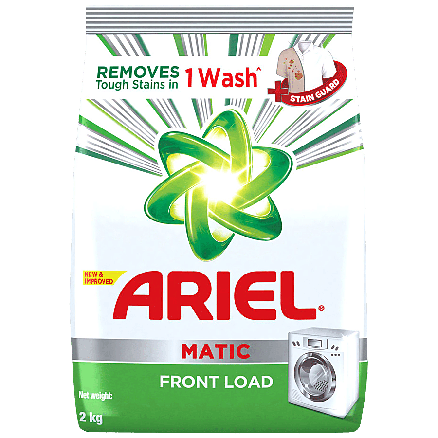 Ariel Detergent Washing Powder, Matic Front Load, 2 Kg