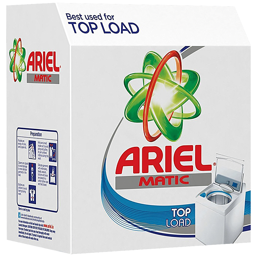 Ariel Matic Detergent Powder - Top Load - 500 G