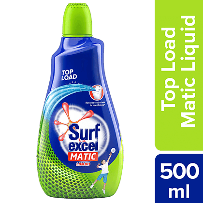 Surf Excel Liquid Detergent, Matic, Top Load, 500 Ml