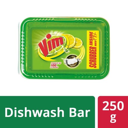 Vim Dishwash Bar, 250 G Tub