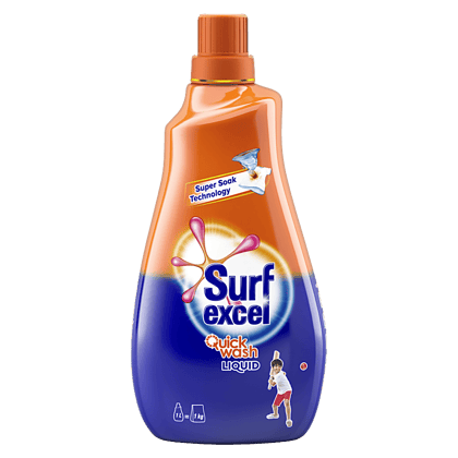 Surf Excel Quick Wash Detergent Liquid, Top Load, 1 L