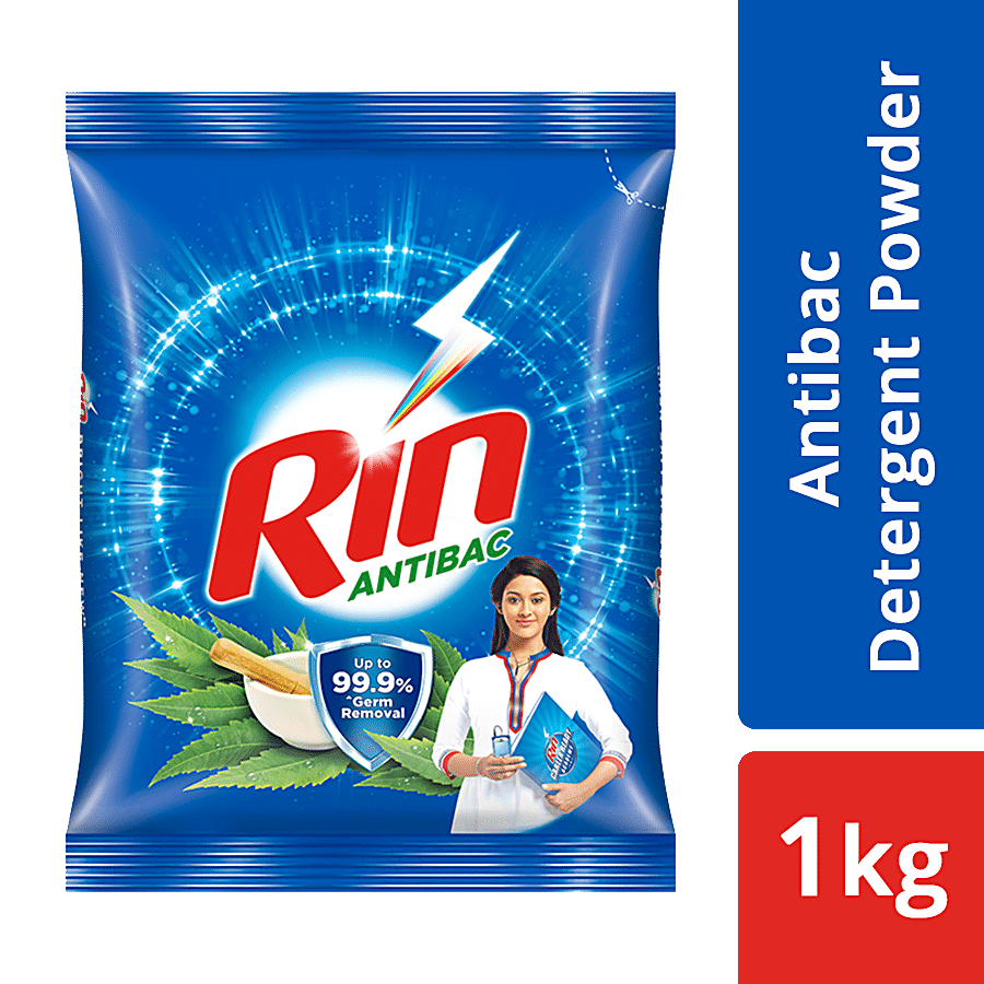 Rin Anti, Bacterial Detergent Powder, 1 Kg