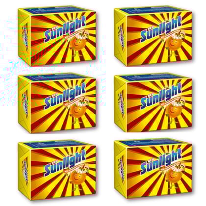 Unique, Sunlight Detergent Bar, 150G (6)