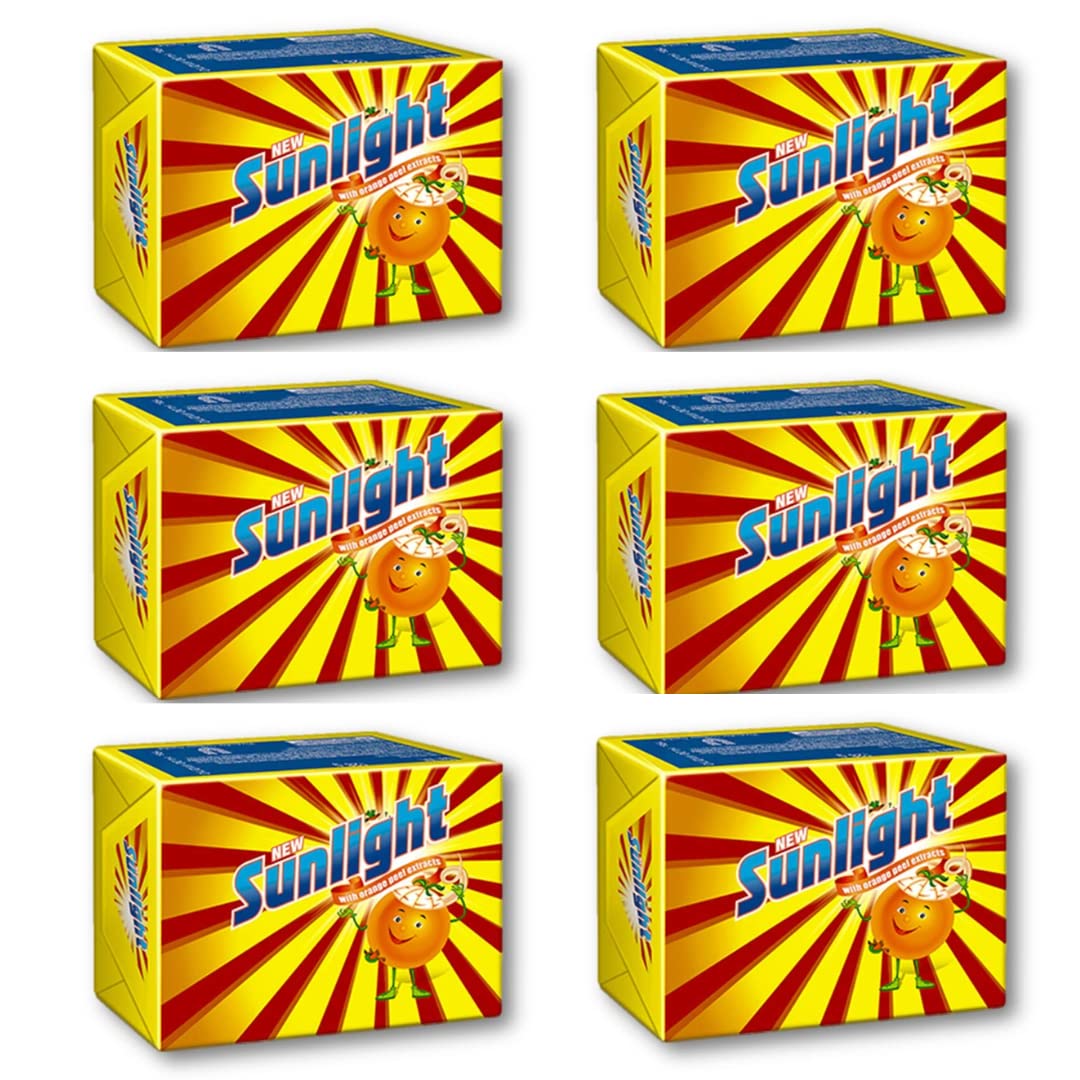 Unique, Sunlight Detergent Bar, 150G (6)