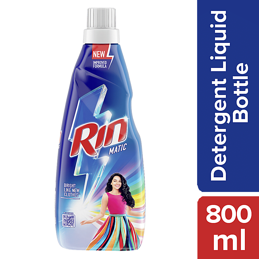 Rin Liquid Detergent, 800 Ml