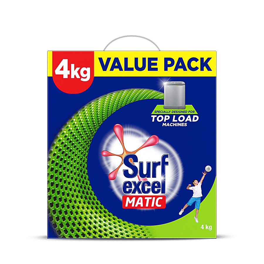 Surf Excel Matic Detergent Powder, Top Load, 4 Kg