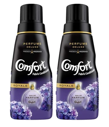Comfort Perfume Deluxe Royale Liquid Fabric Conditioner, 220 Milliliter (Pack Of 2)