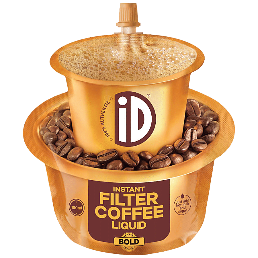 iD Instant Filter Coffee Liquid, Bold, Chicory Blend, No Preservatives, 150 Ml