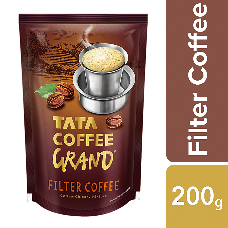 Tata Coffee Grand Filter Coffee, 200 G Pouch