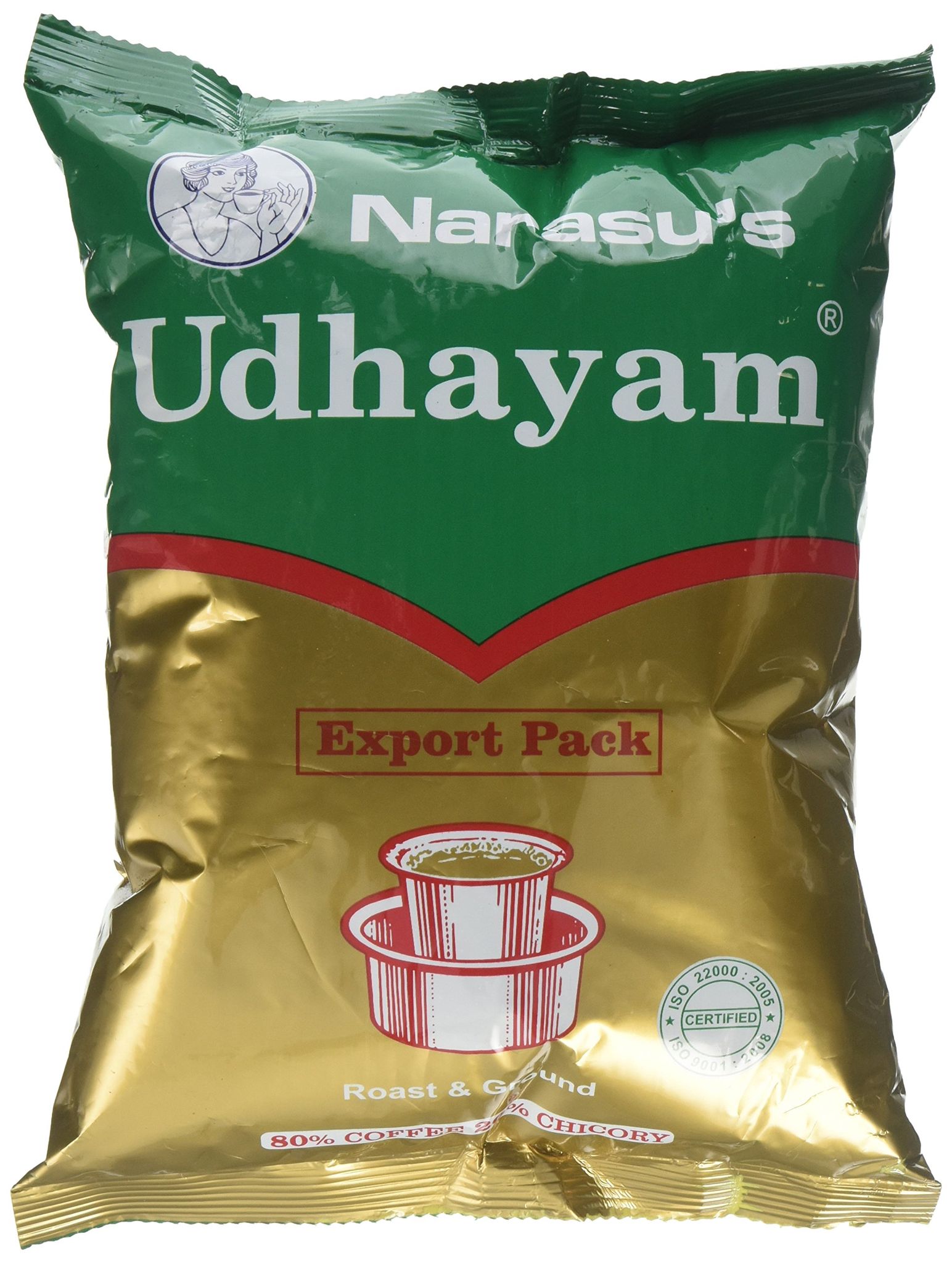 Narasus Coffee Powder, Filter Coffee Packet Udhayam, 500 Grams