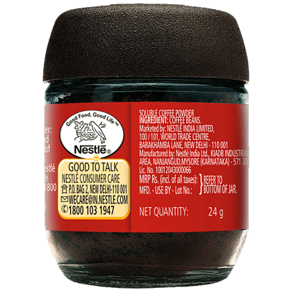 Nescafé Classic 100% Pure Instant Coffee, 24 g Jar