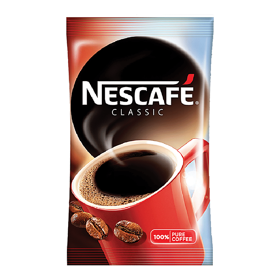 Nescafé Classic 100% Pure Instant Coffee, 50 G Pouch