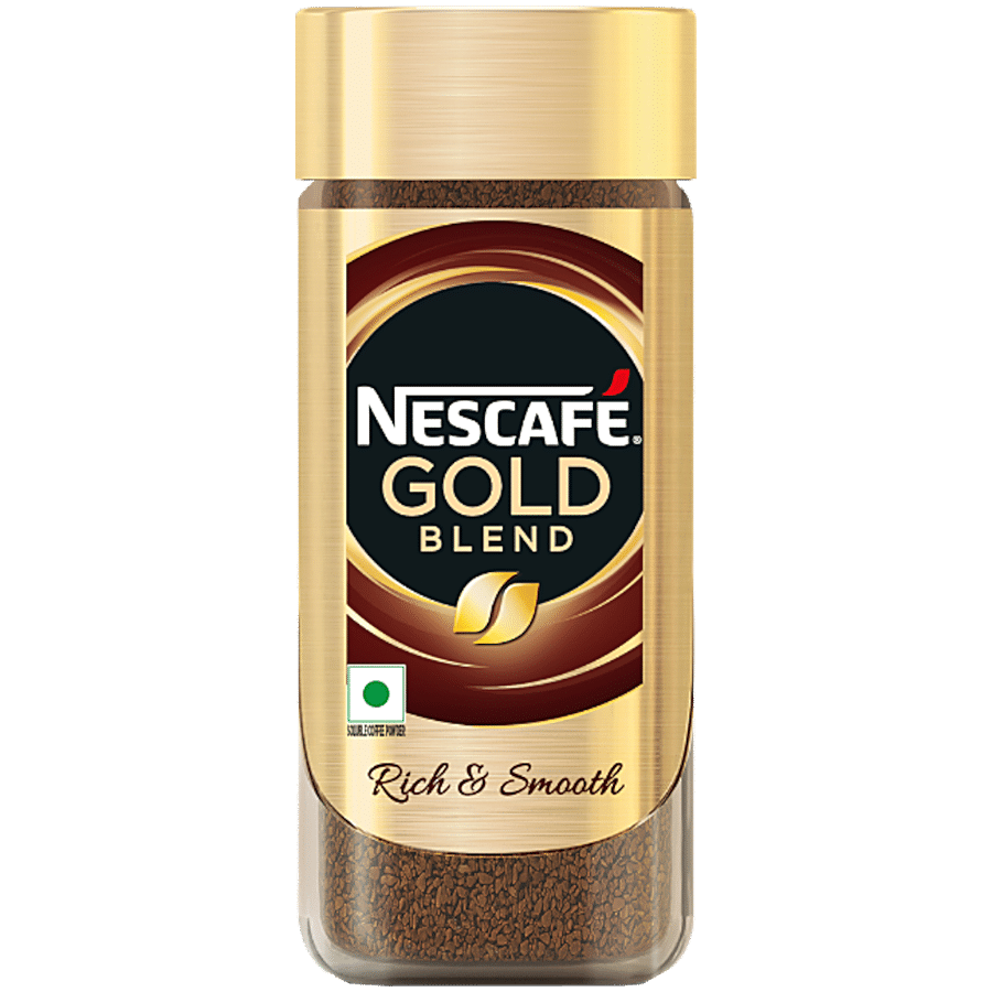Nescafé Gold Blend Instant Coffee Powder, Arabica & Robusta Beans, 190 G Jar