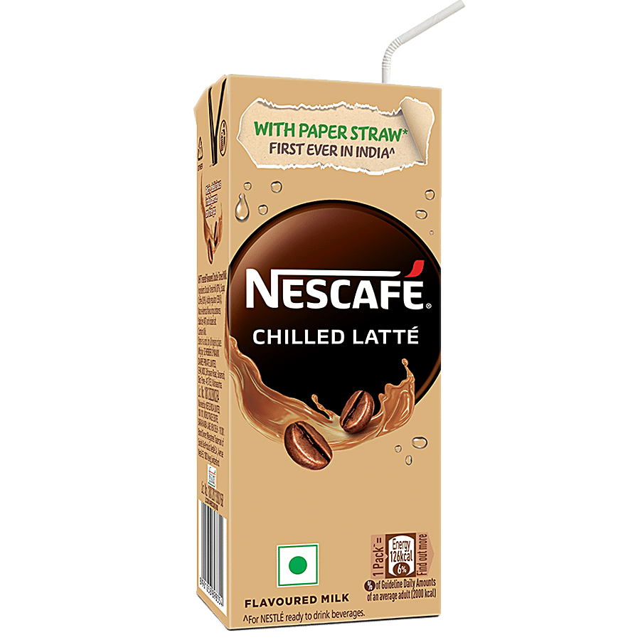Nescafé Ready To Drink Chilled Latte Cold Coffee, Flavoured Milk, 180 Ml