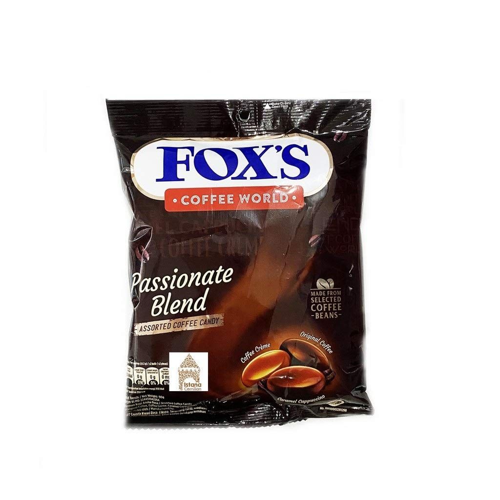 Fox's Coffee World Passionate Blend Assorted Coffee Candy, 3.17 Oz