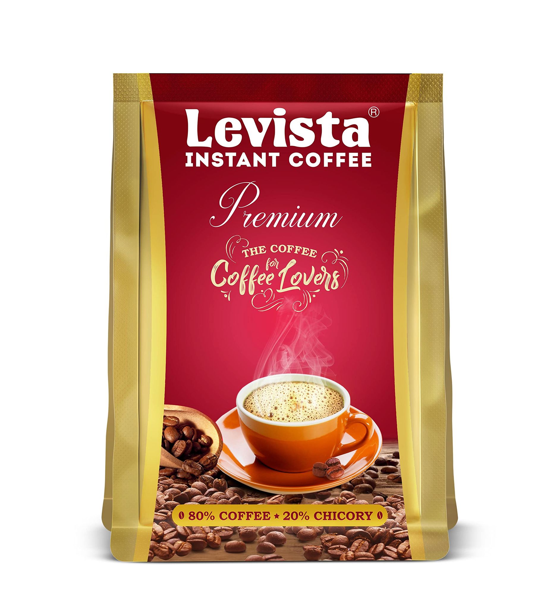 Levista Premium Instant Coffee, 100 Gm Pouch