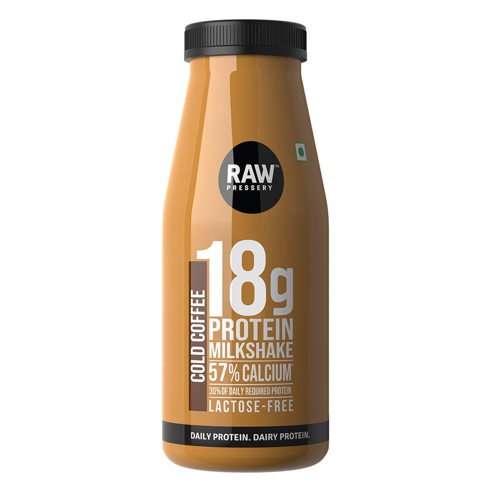 Raw Pressery Dairy Protein Milkshake Cold Coffee, 200 Ml
