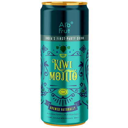 Axiom Alo Frut, Kiwi Mojito, Brewed Naturally, No Artificial Flavours, 250 Ml Tin