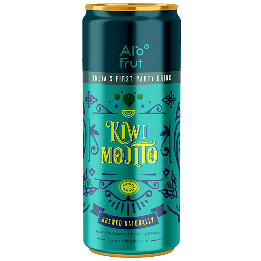 Axiom Alo Frut, Kiwi Mojito, Brewed Naturally, No Artificial Flavours, 250 Ml Tin