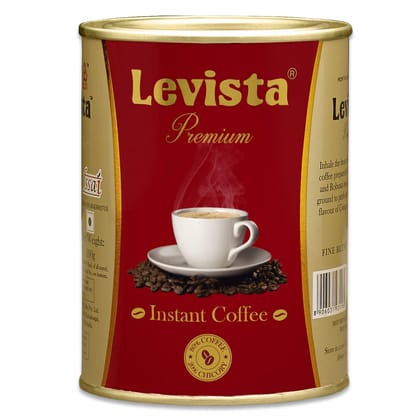 Levista Premium Instant Coffee (Can, 100 Grams