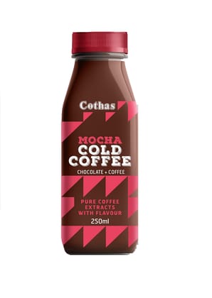 Cothas Mocha Cold Coffee, Chocolate + Coffee, 250Ml, Brown