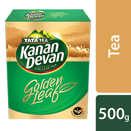 Tata Tea Kanan Devan Golden Leaf, Black Tea From The Highest Hills, 500 G
