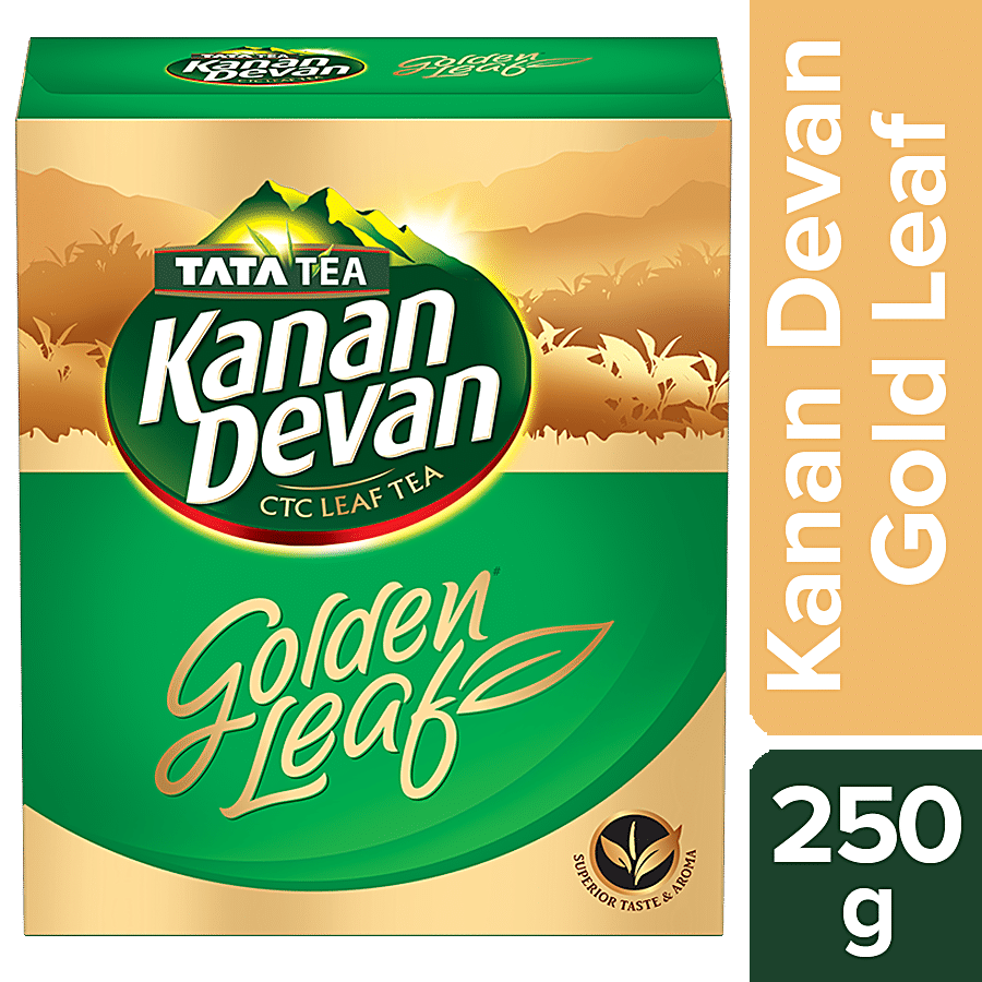 Tata Tea Kanan Devan Tea, Golden Leaf, 250 G