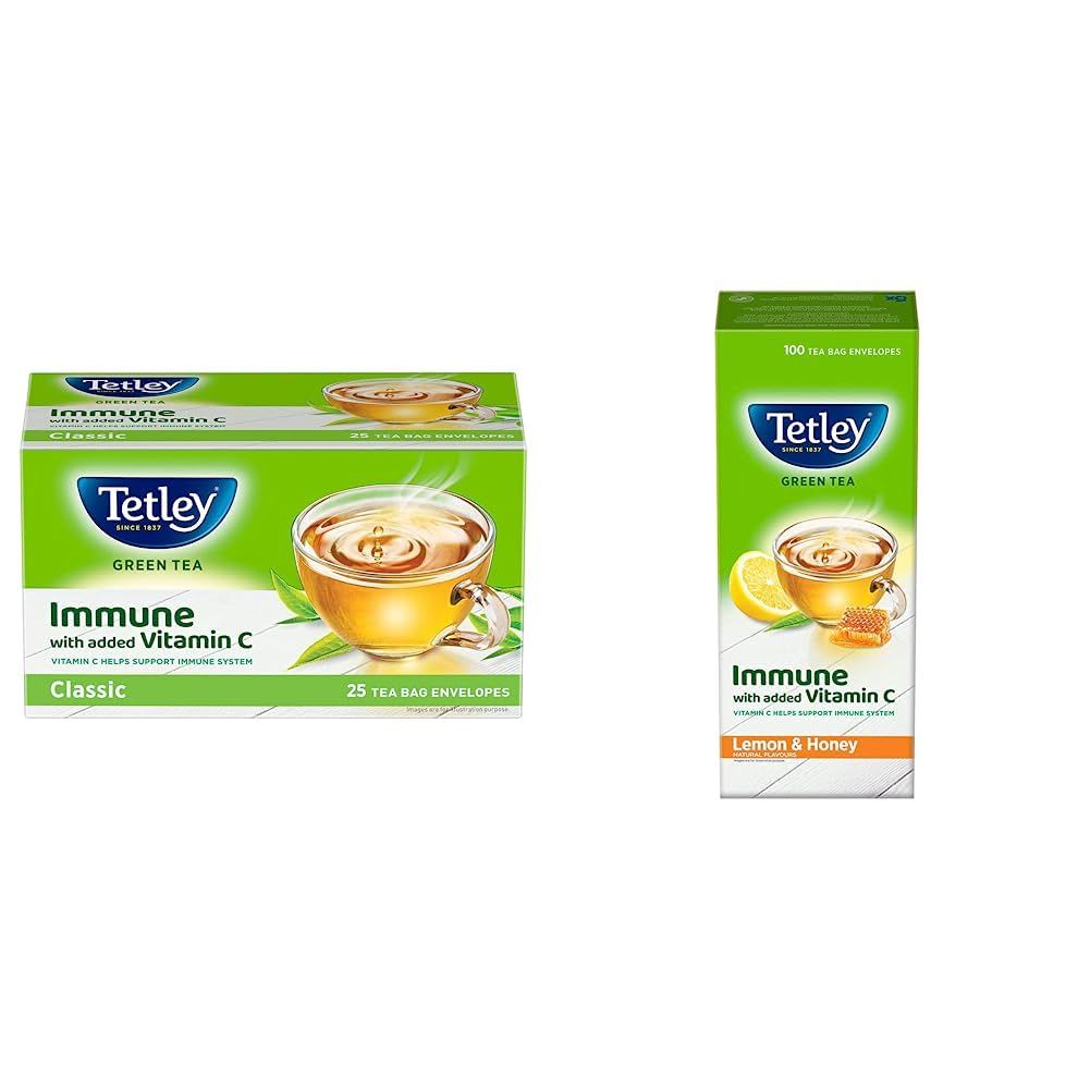 Tetley Refreshing Pure & Original Green Tea, 25 Tea Bags