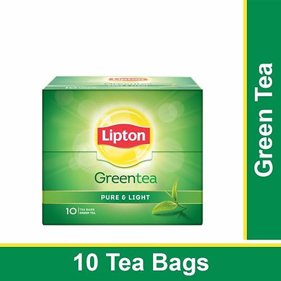 Lipton Green Tea, Pure & Light, 13 G (10 Bags X 1.3 G Each)