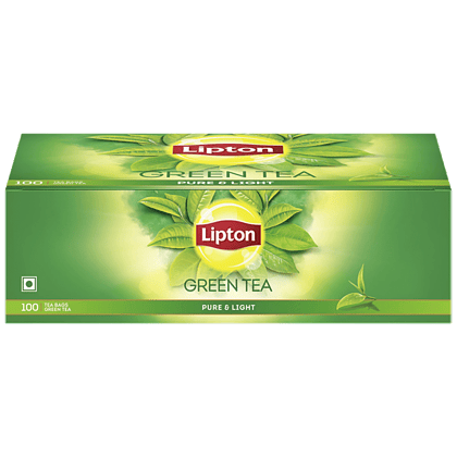 Lipton Green Tea, Pure & Light, 130 G (100 Bags X 1.3 G Each)