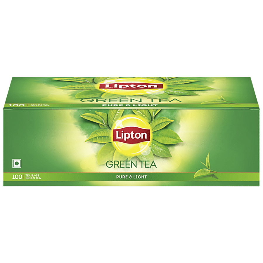 Lipton Green Tea, Pure & Light, 130 G (100 Bags X 1.3 G Each)