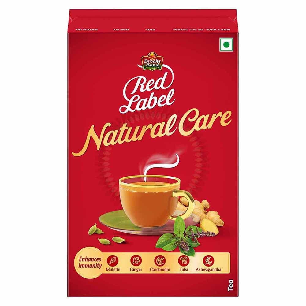 Red Label Natural Care Tea, With 5 Ayurvedic Ingredients, 500 G