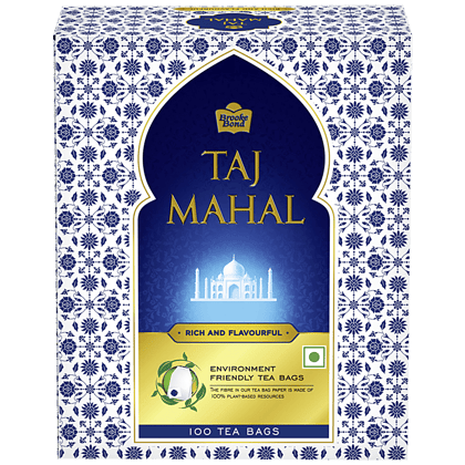 Taj Mahal Tea, 190 G (100 Bags X 1.9 G Each)