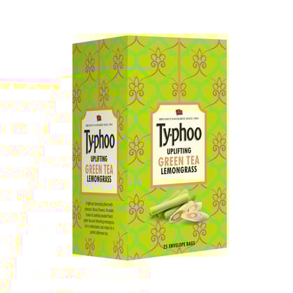 Ty-Phoo Ty, Phoo Uplifting Lemon Grass Green Tea Bags (25 Tea Bags)
