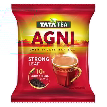 Tata Tea Agni, Strong Chai With 10% Extra Strong Leaves, Black Tea, 250G