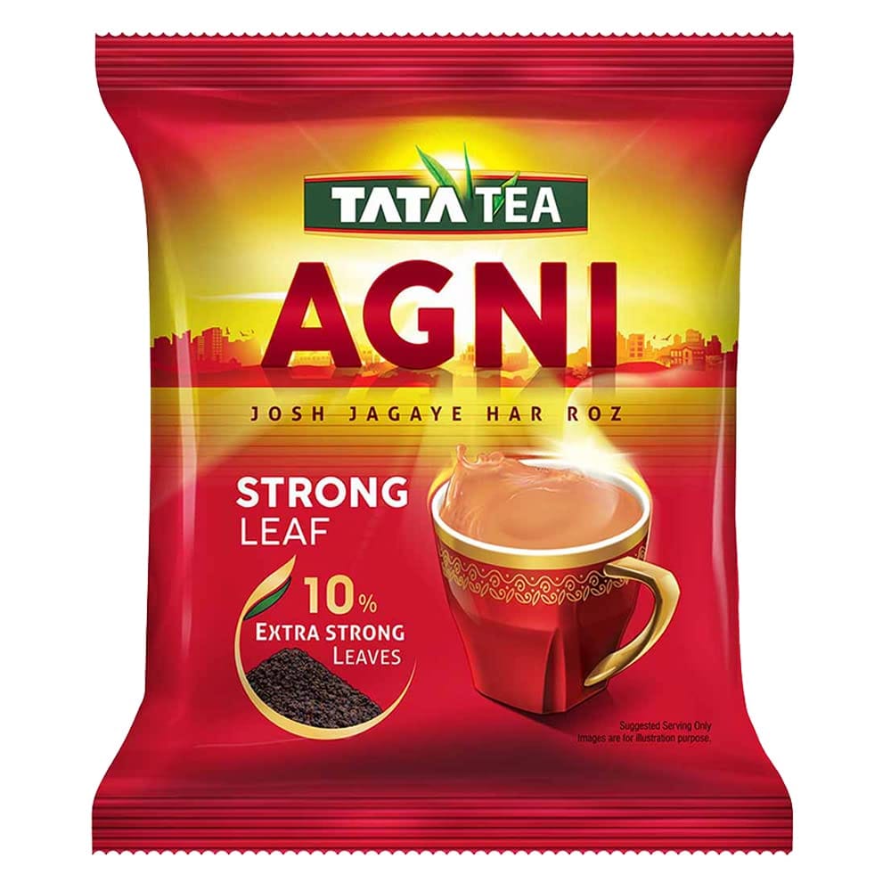 Tata Tea Agni, Strong Chai With 10% Extra Strong Leaves, Black Tea, 250G